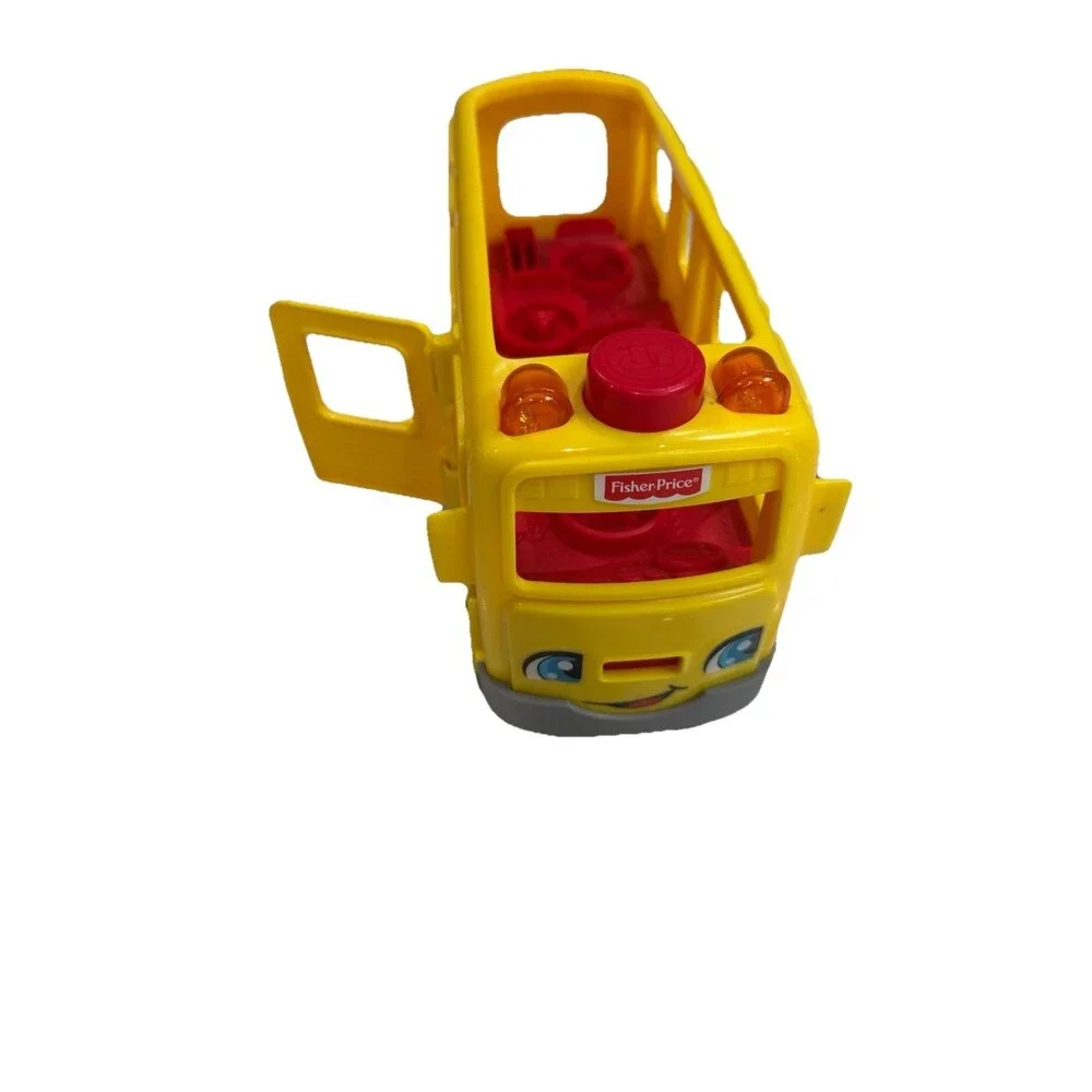 Fisher-Price Little People Sit with Me School Bus Yellow Toy Working 2016